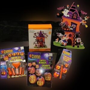 Creatology Pumpkin Master Halloween tree hous pumpkin carving family bundle NWT